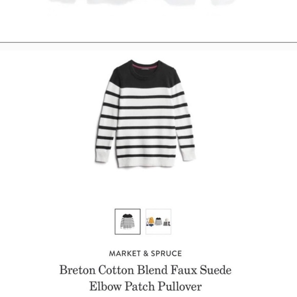 41 Hawthorn Sweaters - Stitch Fix 41 Hawthorn Breton elbow patch sweater